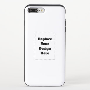 Create Your Own white  iPhone 8/7 Plus Slider Case