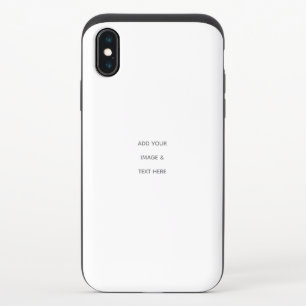 Create Your Own white  iPhone X Slider Case