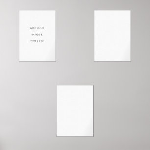Create Your Own white  Wall Art Sets