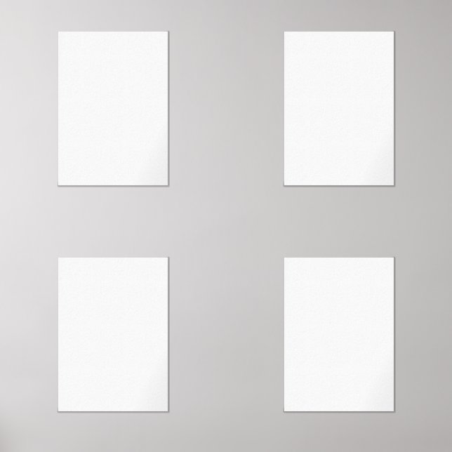 Create Your Own white Wall Art Sets (Front)