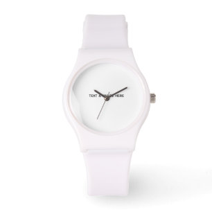 Create Your Own white Watch