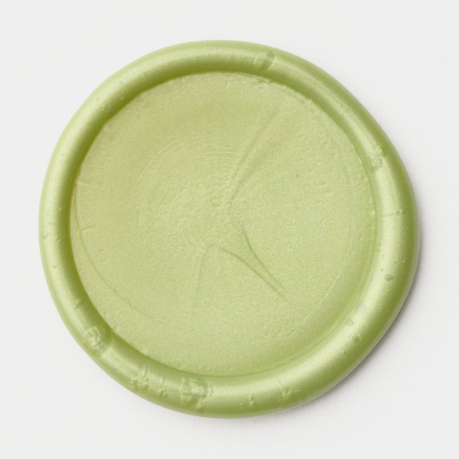 Create Your Own white Wax Seal Sticker (Front)