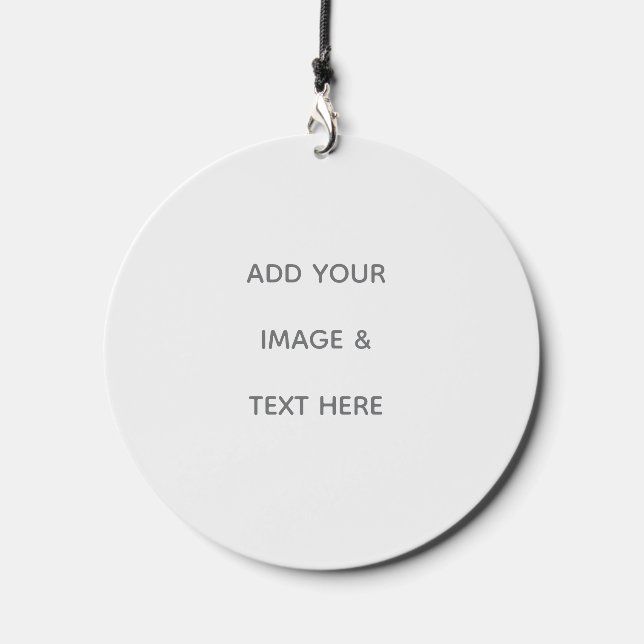 Create Your Own white  Wind Chime (Front)