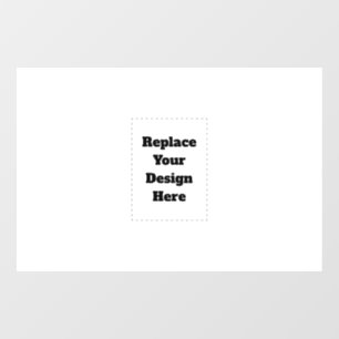 Create Your Own white Window Cling