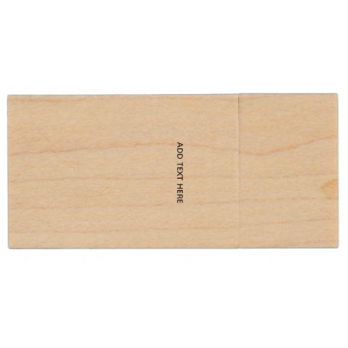 Create Your Own White Wood Flash Drive