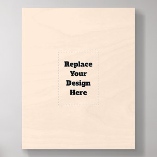 Create Your Own white  Wood Photo Tile