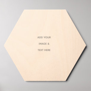 Create Your Own white Wood Photo Tile