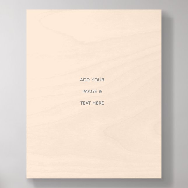 Create Your Own white  Wood Photo Tile (Front Set)
