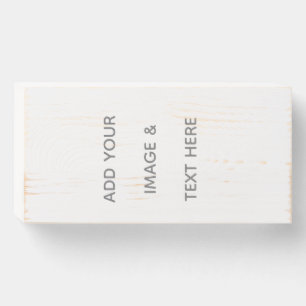 Create Your Own white  Wooden Box Sign