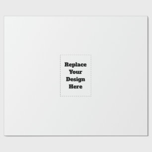 Create Your Own white  Wrapping Paper