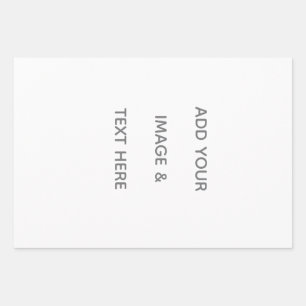 Create Your Own white  Wrapping Paper Sheets