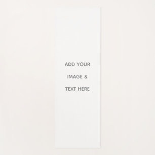 Create Your Own white Yoga Mat