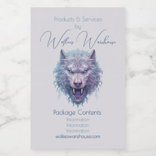 Create Your Own Wicked Purple Wolf Apothecary Food Label