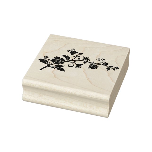 Create Your Own Wildflower Stem Rubber Stamp (Stamp)