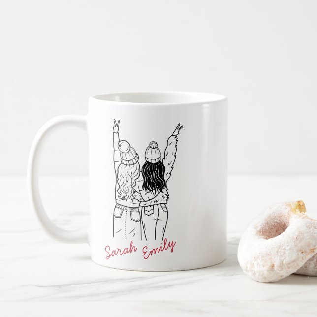 Create Your Own Will be your bridesmaids mug (With Donut)