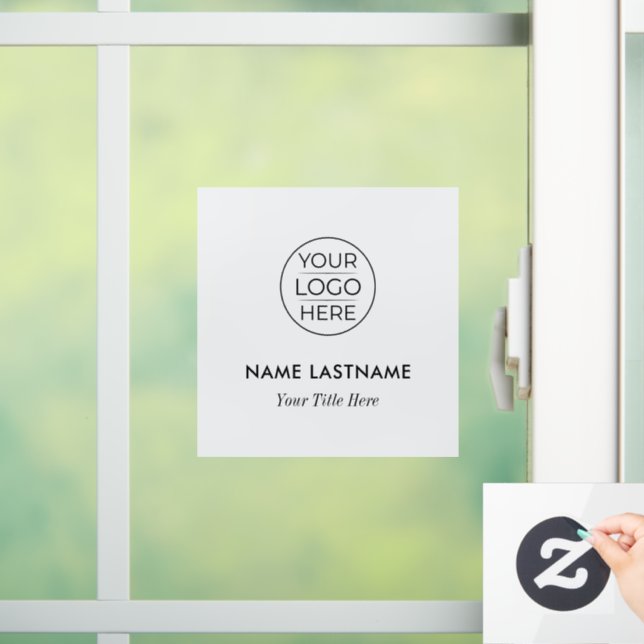 Create Your Own Window Cling (Home)