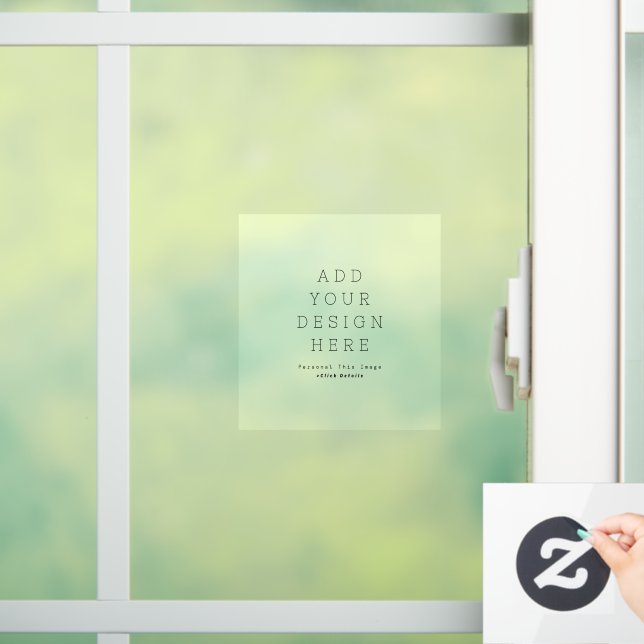 Create Your Own Window Cling (Home)
