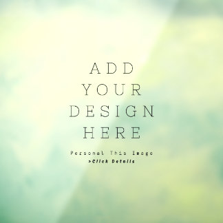 Create Your Own Window Cling