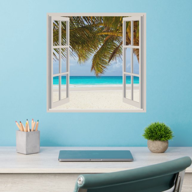 Create your own window view wall decal  (Home Office 2)