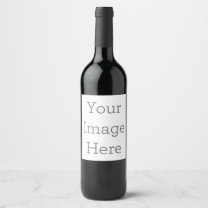 Create Your Own Wine Bottle Label (3.5" x 4")