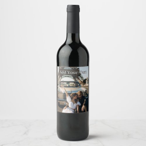 Create your own wine bottle labels!