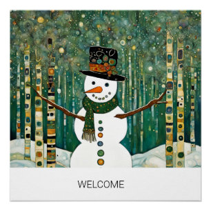 Create Your Own Winter Christmas Quote Poster