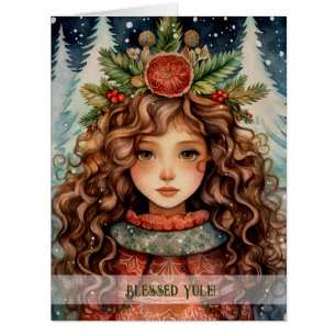 Create Your Own Winter Solstice Forest Goddess Cards