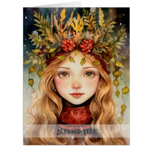 Create Your Own Winter Solstice Forest Queen Cards