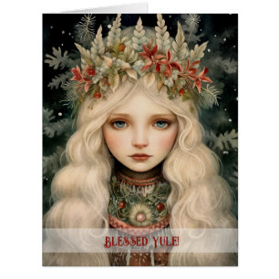 Create Your Own Winter Solstice Forest Sorceress Cards