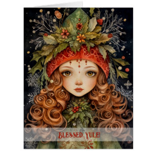 Create Your Own Winter Solstice Forest Witch Cards