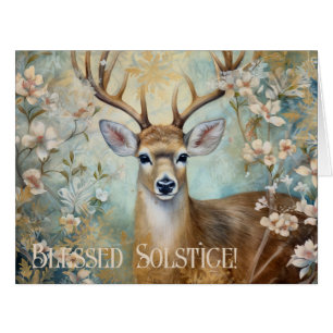 Create Your Own Winter Solstice Golden Stag Cards