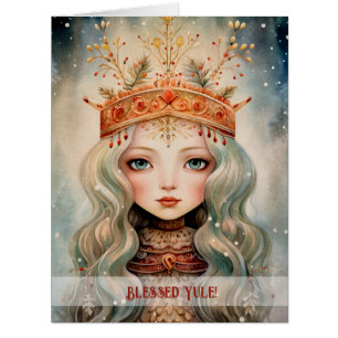 Create Your Own Winter Solstice Maiden Queen Cards