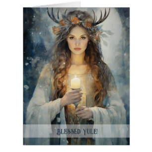Create Your Own Winter Solstice Witch Cards
