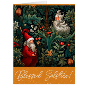 Create Your Own Wise Old Solstice Garden Gnomes Cards