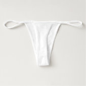 Women's Bella Cotton Spandex Thong (Back)
