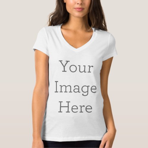 Create Your Own Womens V_Neck T_Shirt
