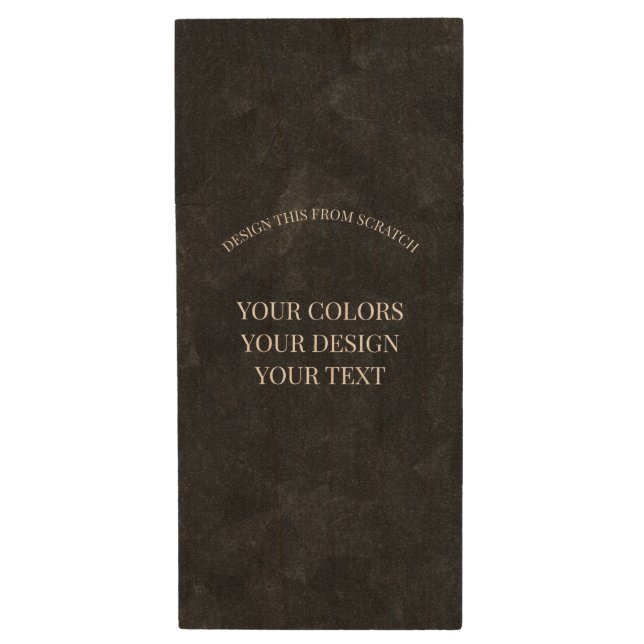 Create Your Own Wood Flash Drive (Front Vertical)