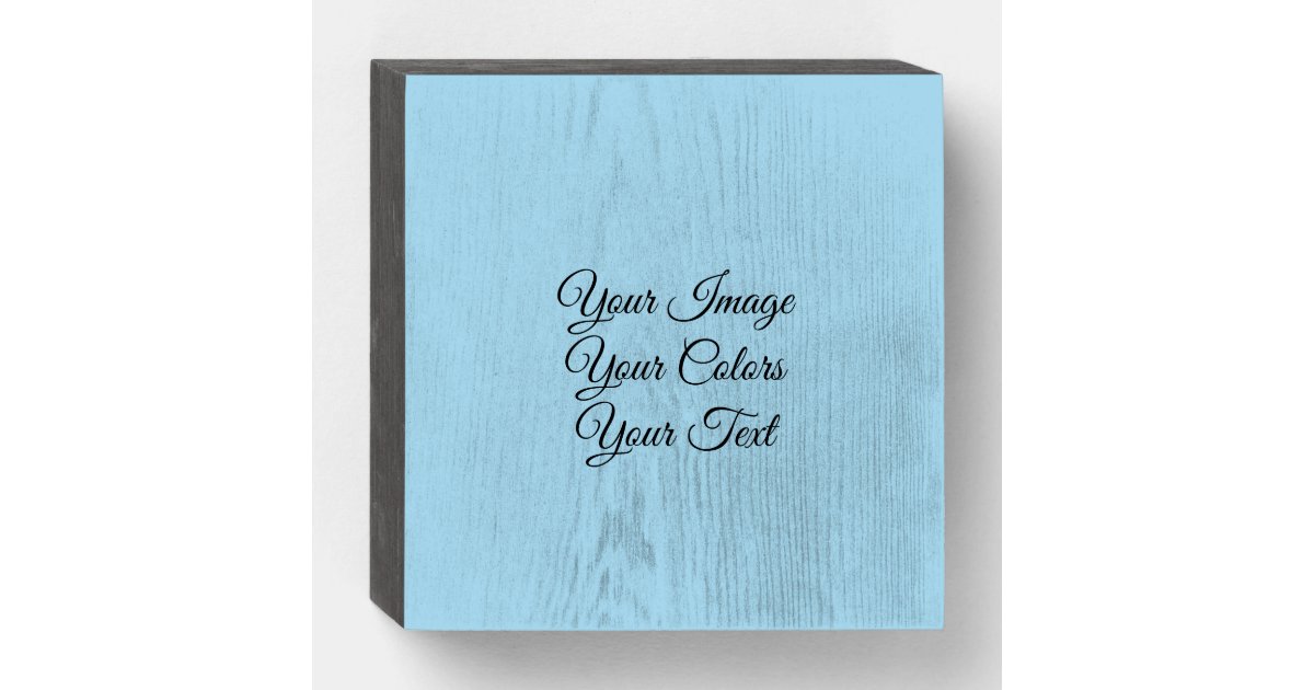Create Your Own Wooden Box Sign | Zazzle