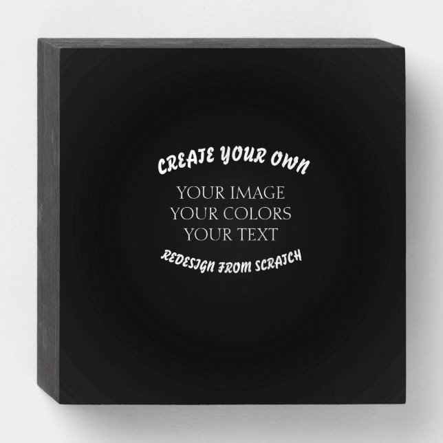 Create Your Own Wooden Box Sign (Front Horizontal)