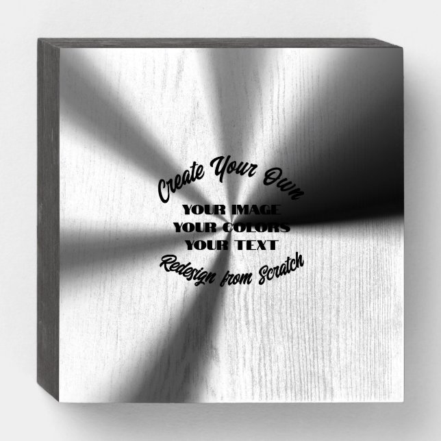 Create Your Own Wooden Box Sign (Front Horizontal)