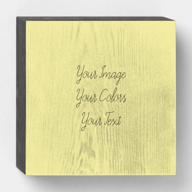 Create Your Own Wooden Box Sign (Front Horizontal)