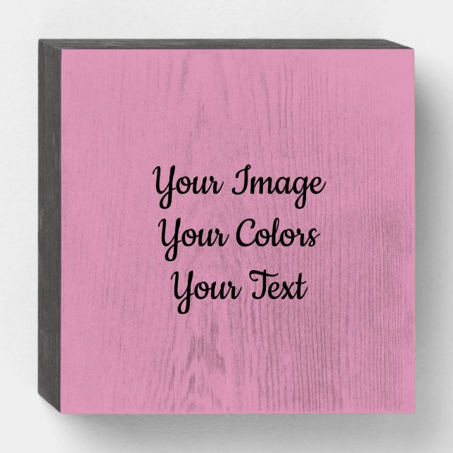 Create Your Own Wooden Box Sign (Front Horizontal)