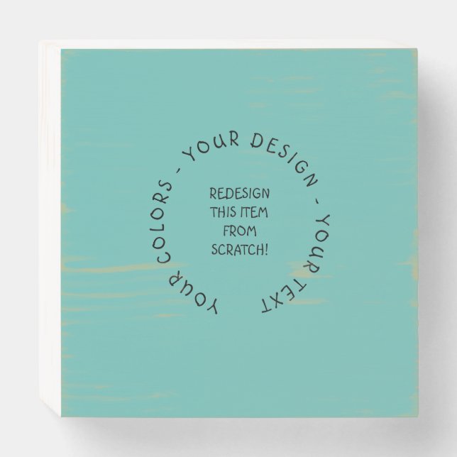 Create Your Own Wooden Box Sign (Front Horizontal)