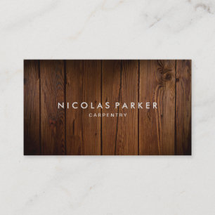 Create Your Own Wooden Floor 2 Business Card