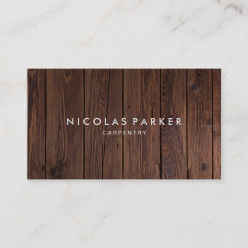 Create Your Own Wooden Floor Business Card