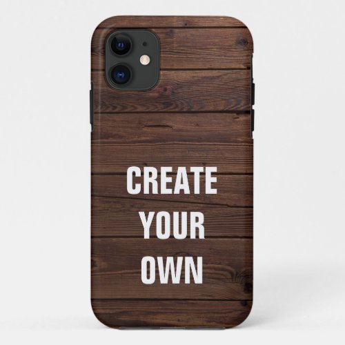 Create Your Own Wooden Floor Look iPhone 11 Case