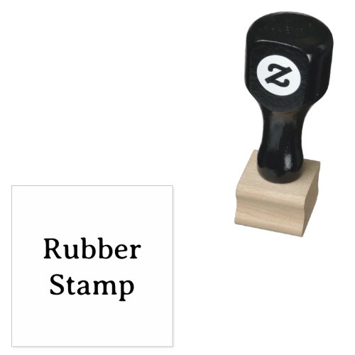 Create Your Own Wooden Handle 1" x 1" Wood Art Rubber Stamp