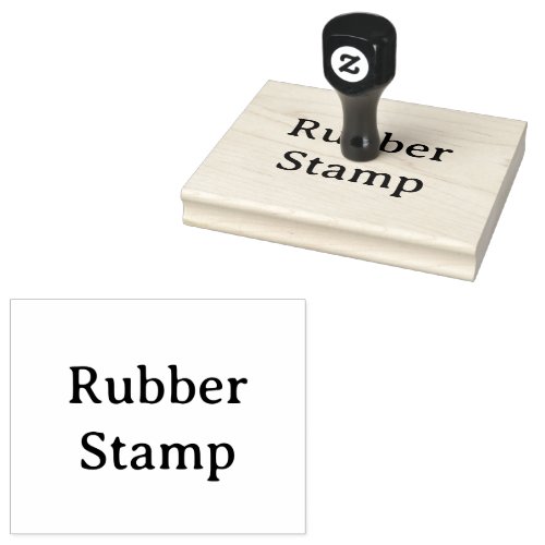 Create Your Own Wooden Handle 4" x 5" Wood Art  Rubber Stamp