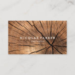 Create Your Own Wooden Log Business Card at Zazzle