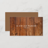 Create Your Own Wooden Wall 3 Business Card (Front/Back)
